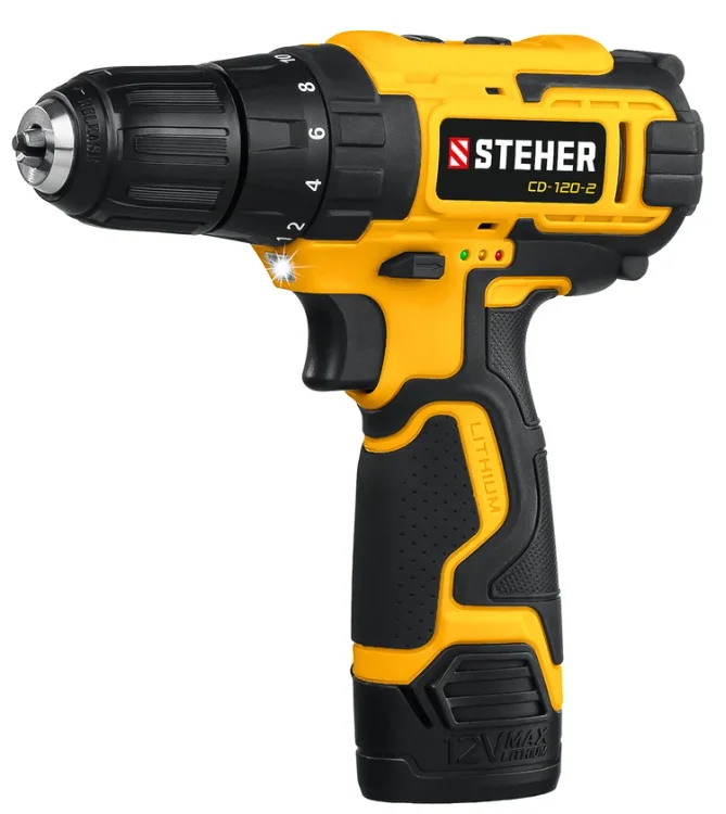 Дрель-шуруповерт Steher CD-120-2 купить,26780