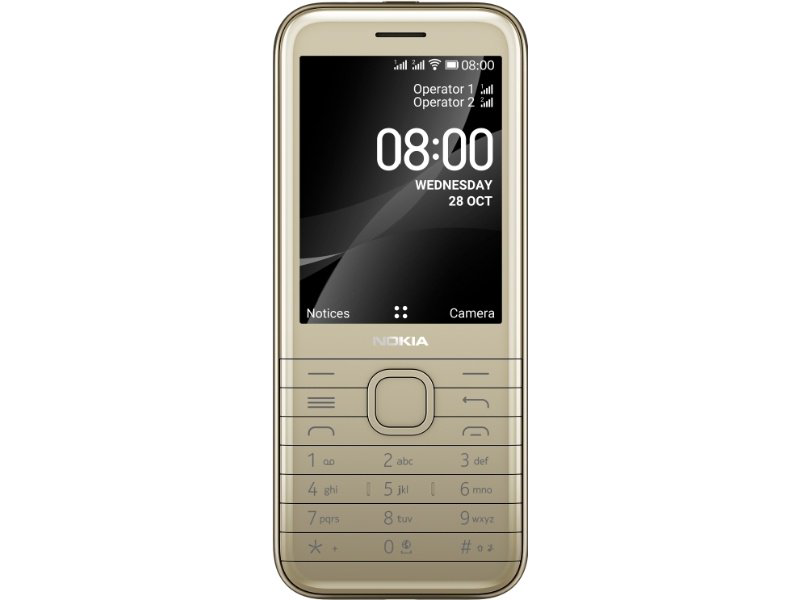 Мобильный телефон Nokia 8000 4G Gold купить,NaN