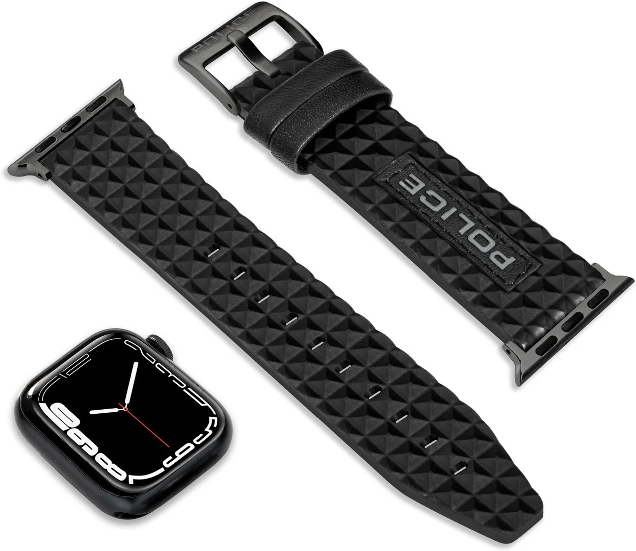 Ремешок для часов Police PEOUL0000504 натуральная кожа черный - ForteMarket Ремешок для часов Police PEOUL0000504 натуральная кожа черный купить,0