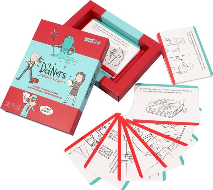 Настольная игра Рыжий Кот  DaNetS  Герои и злодеи купить,NaN