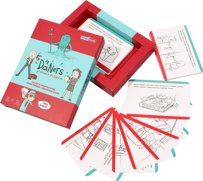 Настольная игра Рыжий Кот  DaNetS  Герои и злодеи купить,NaN
