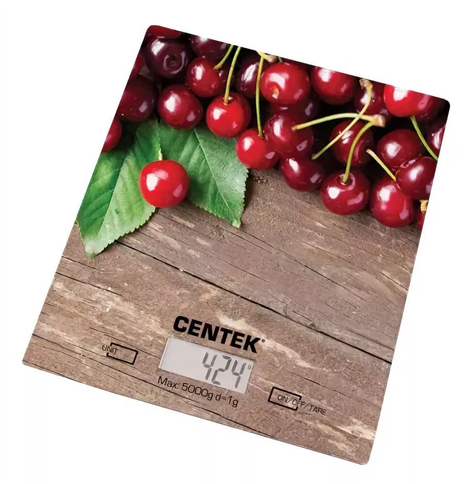 Весы кухонные Centek CT-2462 вишня