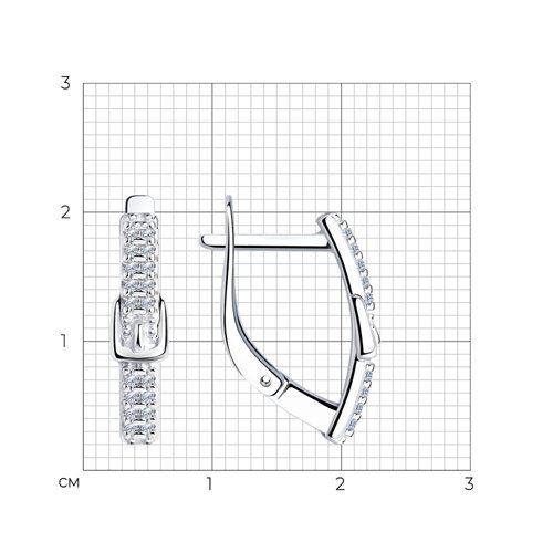 Серьги Diamant 94-120-00792-1 2,51гр. купить,NaN