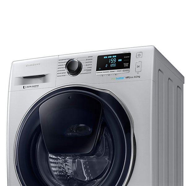 Стиральная машина Samsung WW80K6210RS/LP серебристая купить,NaN