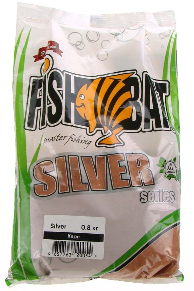 Прикормка FishBait Silver Карп 800 гр купить,NaN