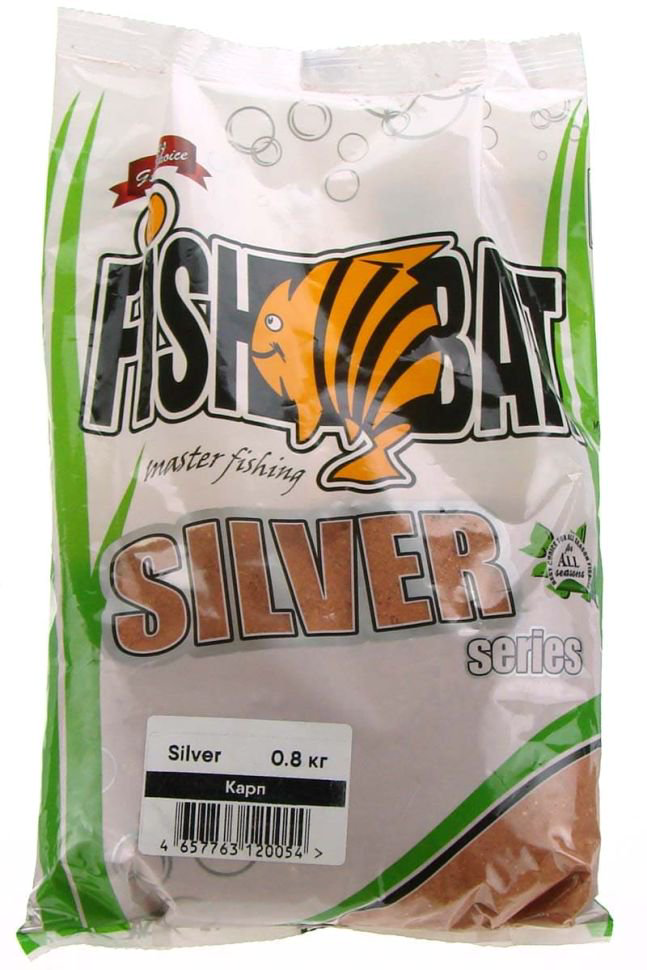 Прикормка FishBait Silver Карп 800 гр купить,NaN