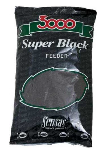 Прикормка Sensas 3000 Super Black Feeder 1000гр купить,NaN