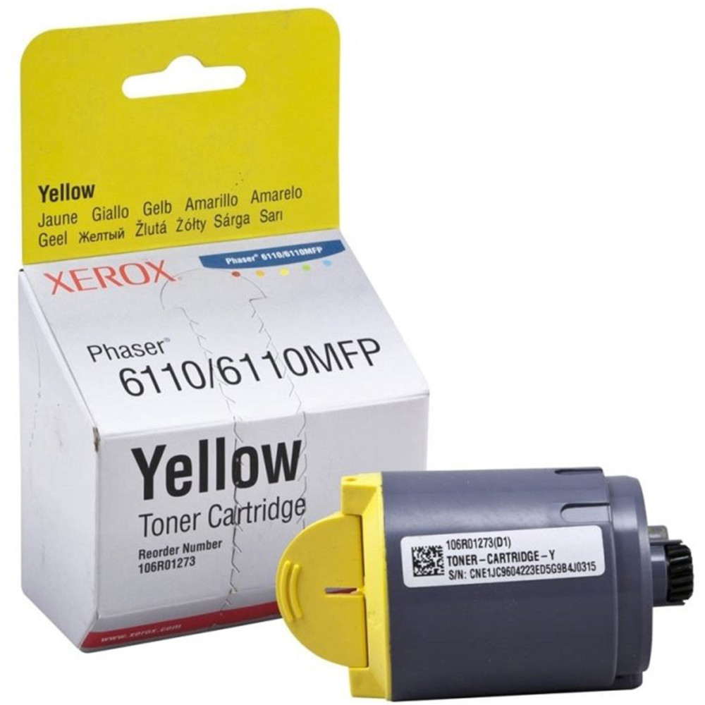 Тонер-картридж Xerox 106R01204 жёлтый