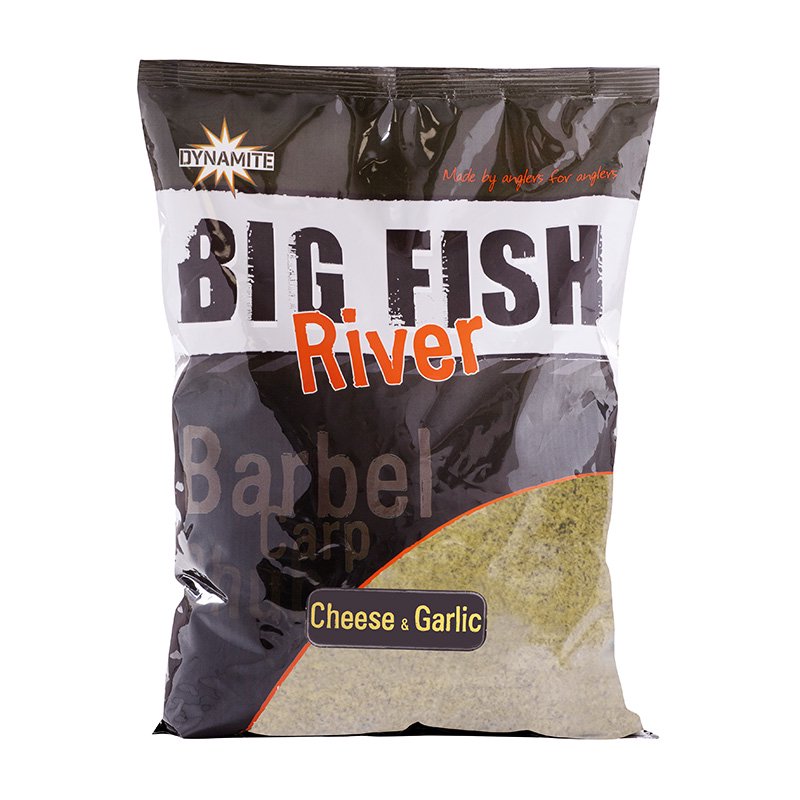 Прикормка Dynamite Baits Big Fish River Cheese & Garlic 1800 гр  купить,NaN