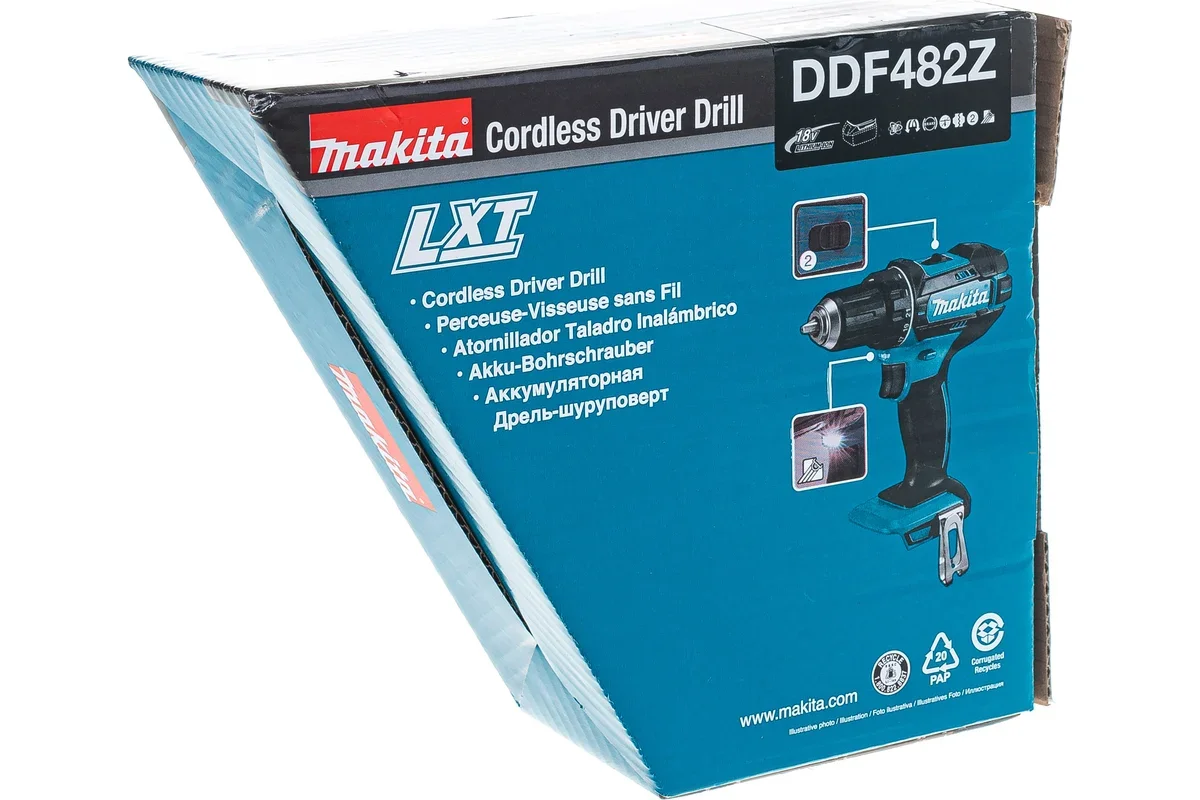 Дрель-шуруповерт Makita DDF482Z купить,57545