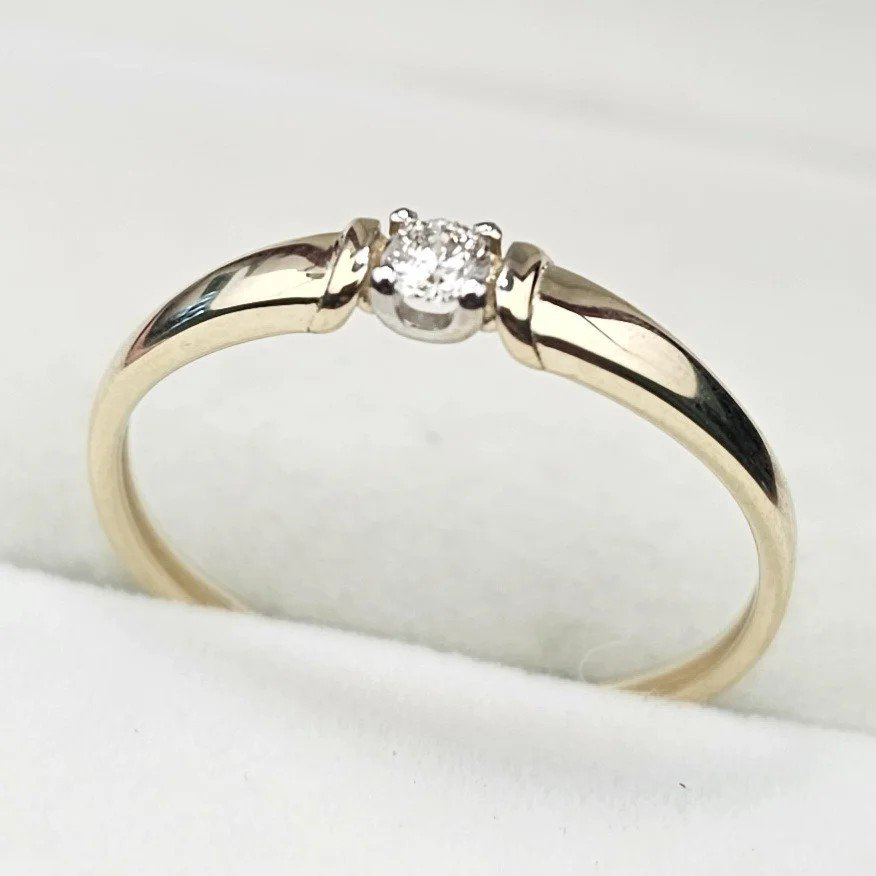 Кольцо Deimantas 107988413 16,5р 0,86гр 0,071ct. купить,NaN