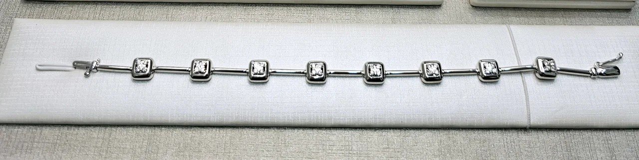 Браслет Deimantas 108007562 18р 9,2гр 0,68ct. купить,NaN