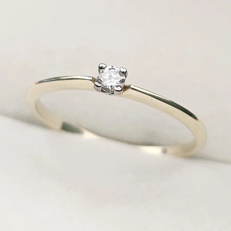 Кольцо Deimantas 107995133 16,5р 1,07гр 0,064ct. купить,NaN