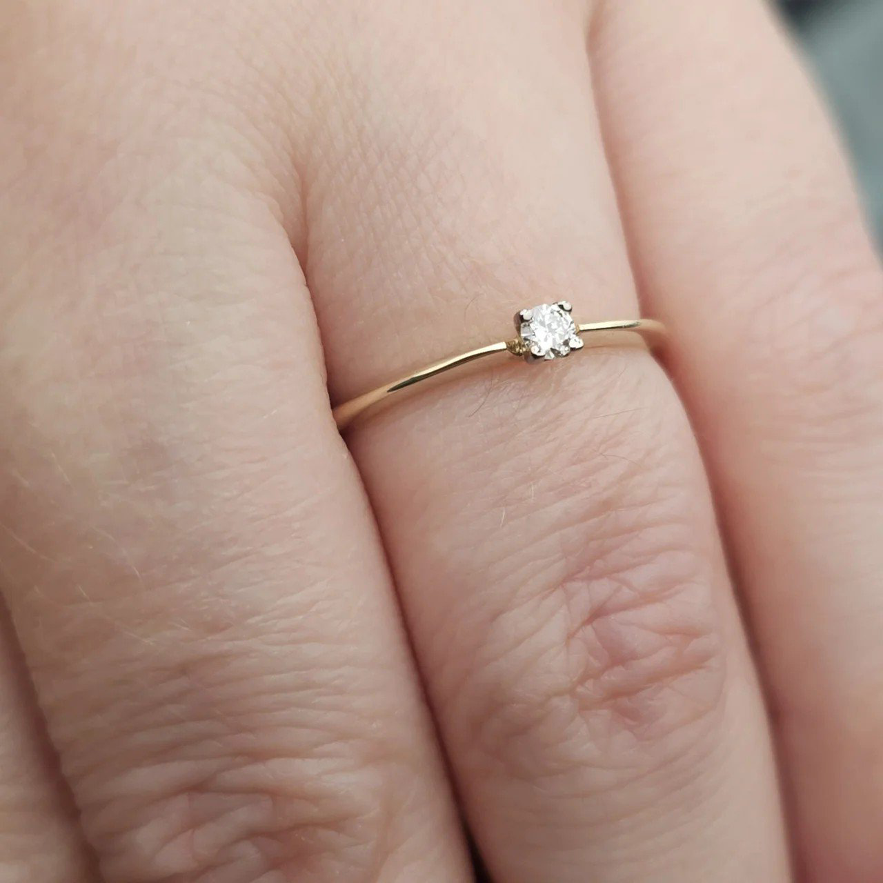 Кольцо Deimantas 107995133 16,5р 1,07гр 0,064ct. купить,NaN