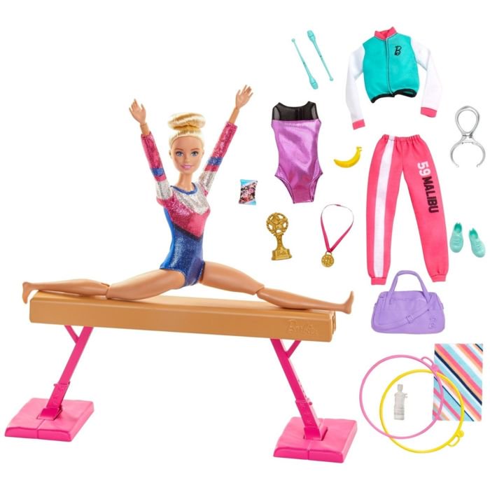 Игровой набор Mattel Barbie Гимнастка купить,NaN