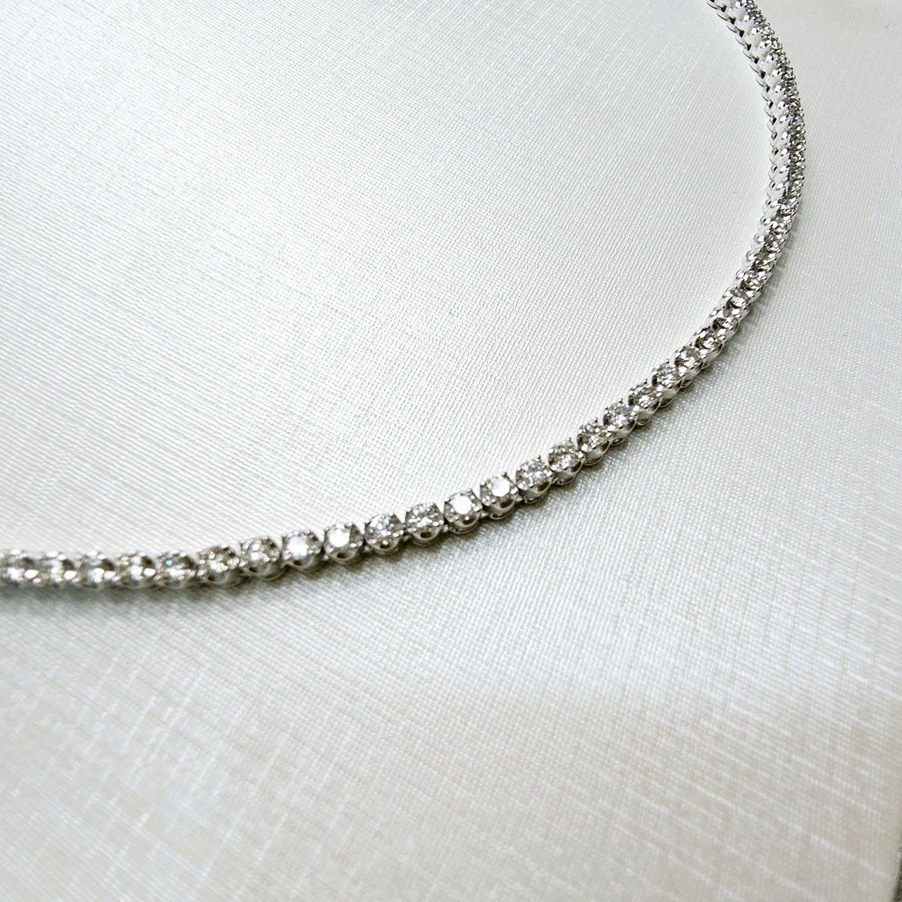 Колье Deimantas 108008677 43см 17,01гр 4,16ct. купить,NaN
