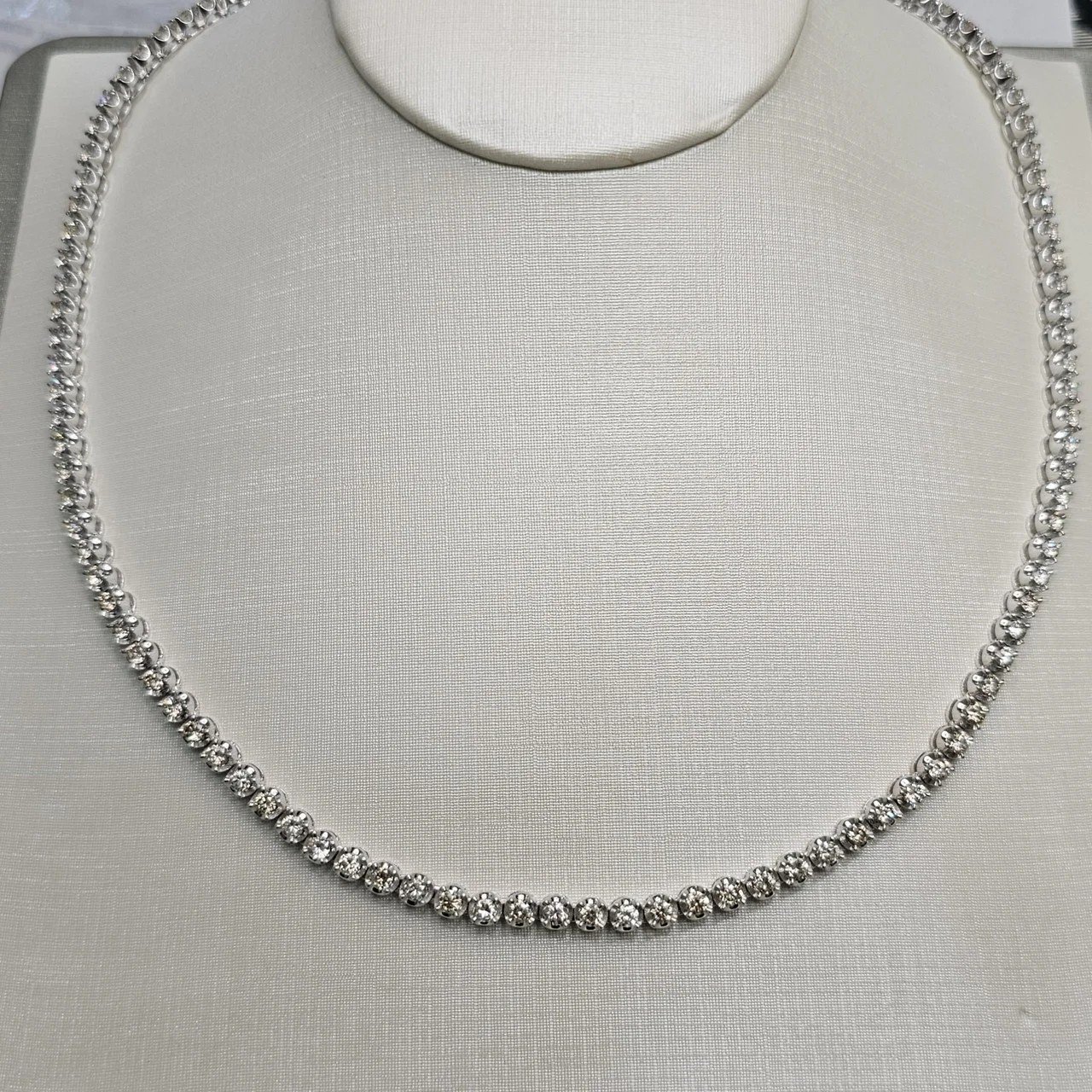 Колье Deimantas 108008276 43см 25,4гр 6,87ct. купить,NaN