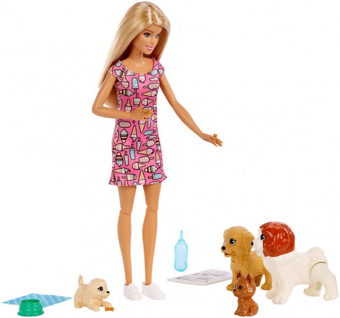 Кукла Mattel Barbie с питомцами FXH080  купить,NaN