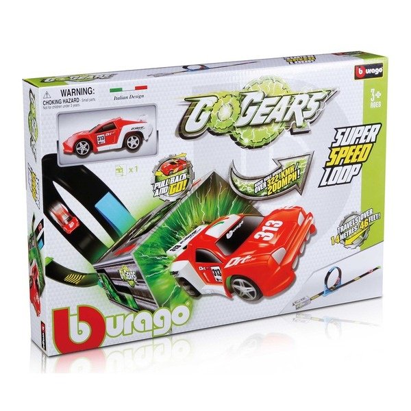 Игровой набор Bburago Go Gear Петля + 1 машинка купить,NaN