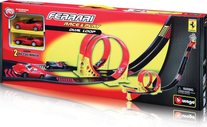Игровой набор Bburago Ferrari с 2 машинками 1:43 купить,NaN