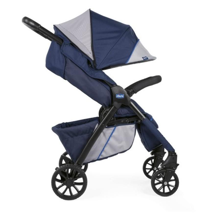 Коляска прогулочная Chicco Kwik One blueprint  купить,NaN