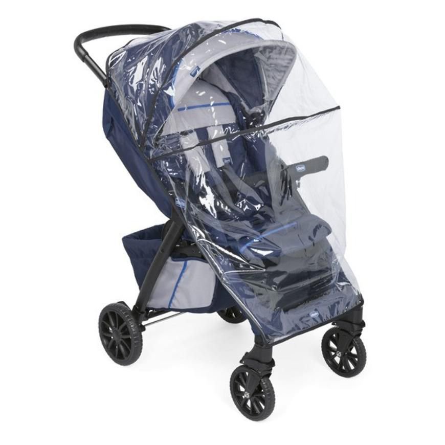 Коляска прогулочная Chicco Kwik One blueprint  купить,NaN