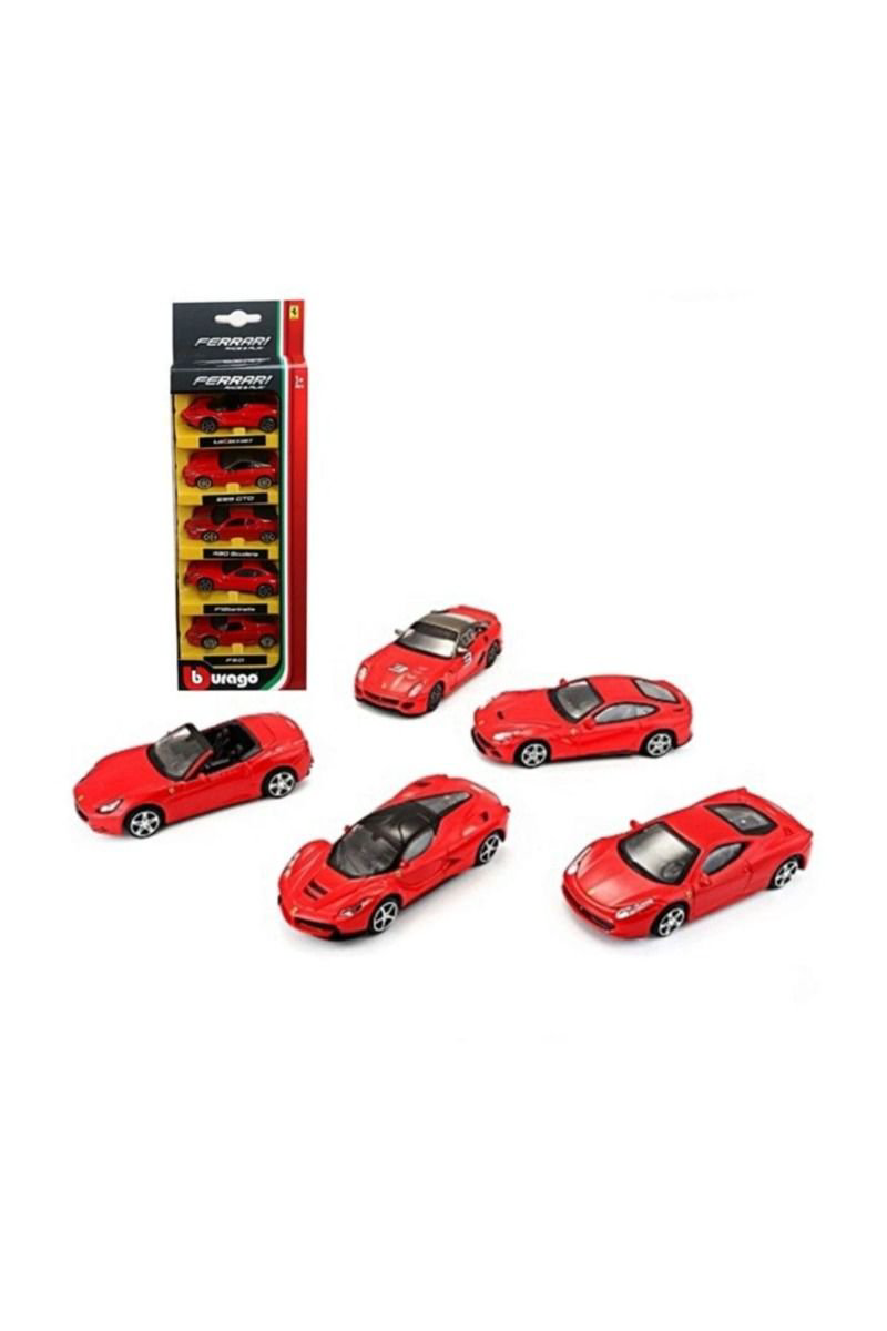 Набор машинок Bburago 1:64 Ferrari 5 шт купить,NaN