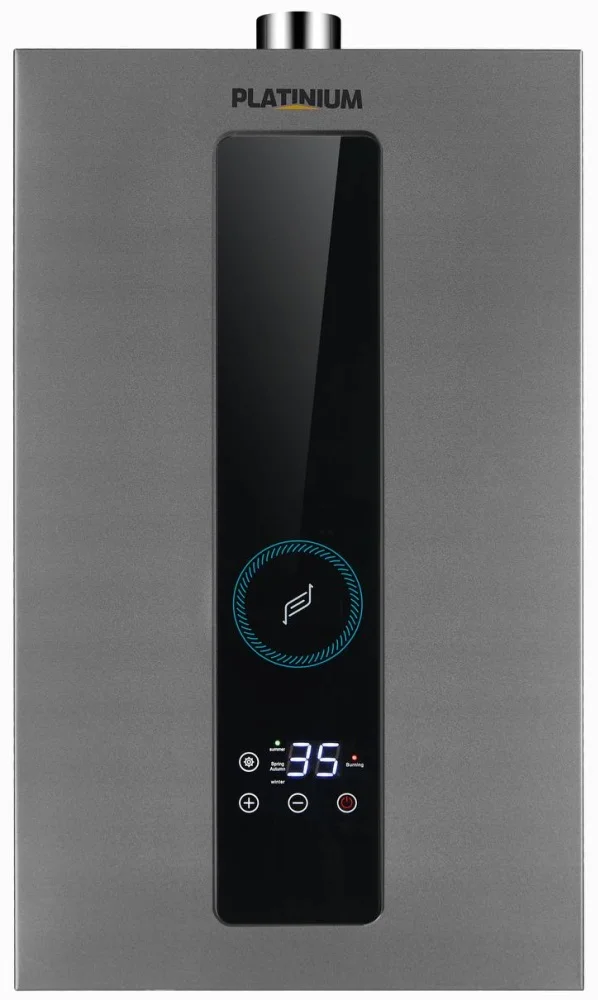 Газовый водонагреватель Platinium PLM-3114VDSG серый