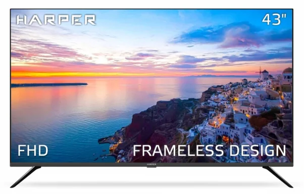 Телевизор Harper 43" 43F670T H00002866 LED FHD Black