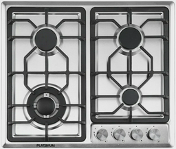 Газовая варочная поверхность Platinium PLG4513 серебристая