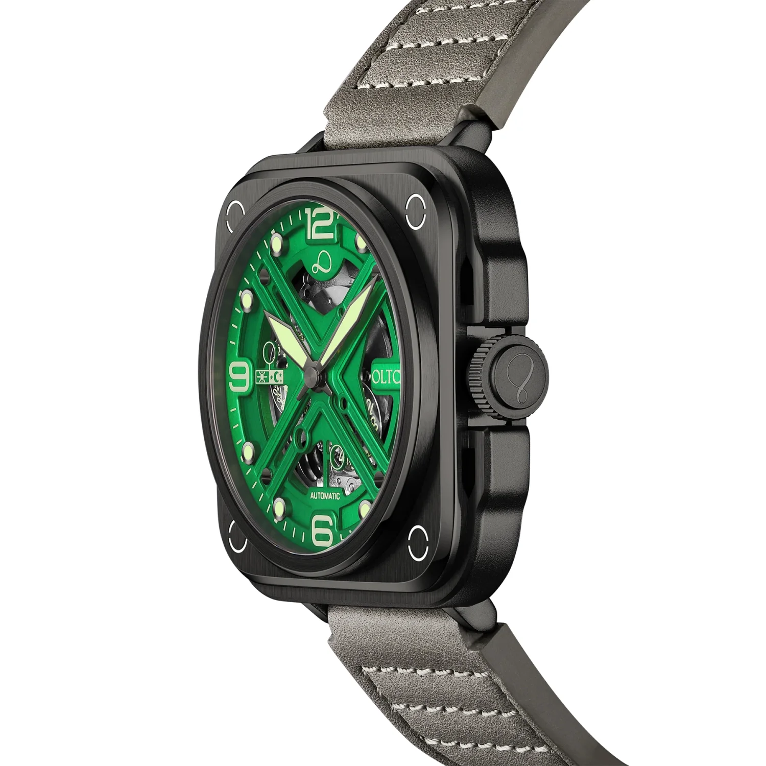 Наручные часы Olto-8 Iron-X Green G1-S272-L2