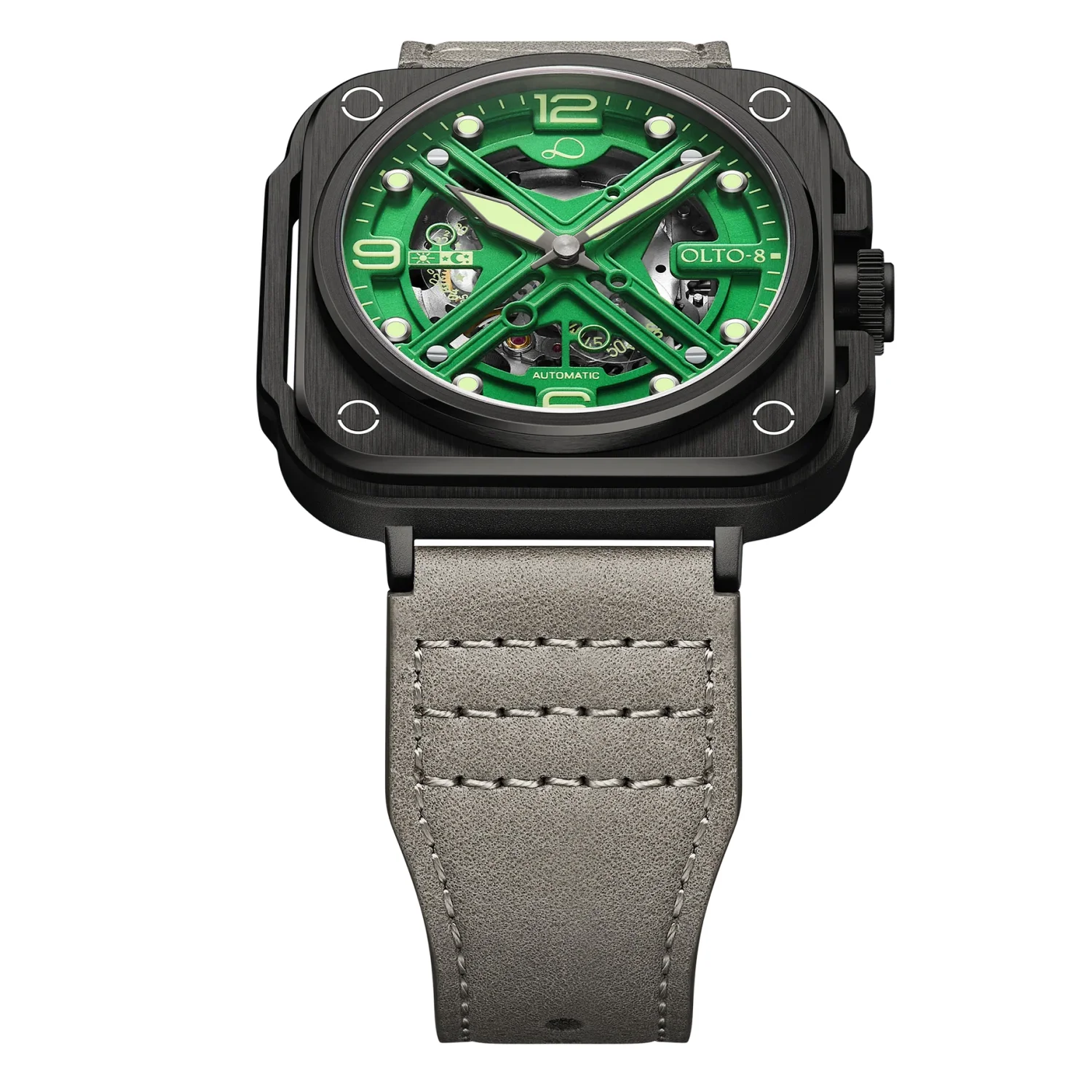 Наручные часы Olto-8 Iron-X Green G1-S272-L2