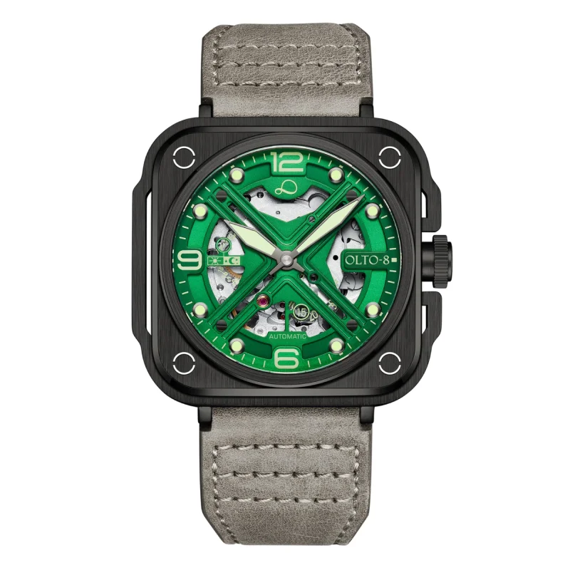 Наручные часы Olto-8 Iron-X Green G1-S272-L2