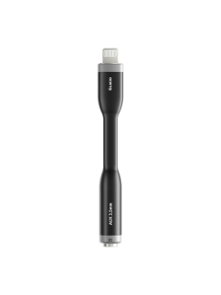 Адаптер аудио Olmio MFI Lightning - AUX 3.5 чёрный купить,NaN