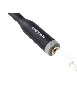 Адаптер аудио Olmio MFI Lightning - AUX 3.5 чёрный купить,NaN