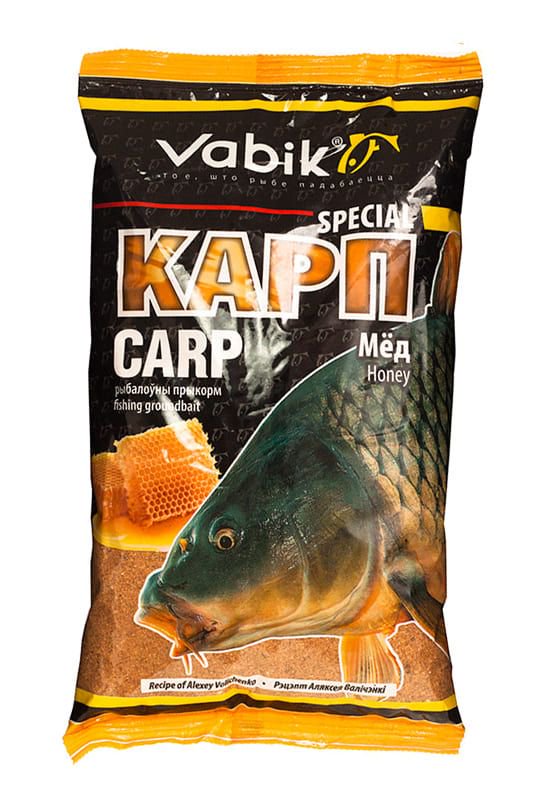 Прикормка Vabik Special Карп Mед 1000гр купить,NaN