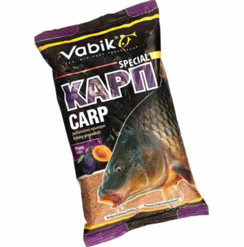 Прикормка Vabik Special Карп Слива 1000гр купить,NaN