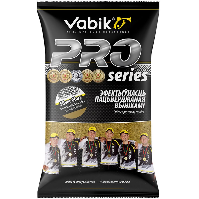 Прикормка Vabik Pro Silver Glory Лещ Чёрный 1000 гр купить,NaN