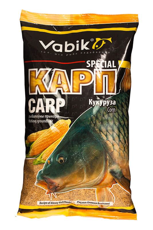 Прикормка Vabik Special Карп Кукуруза 1000гр купить,NaN