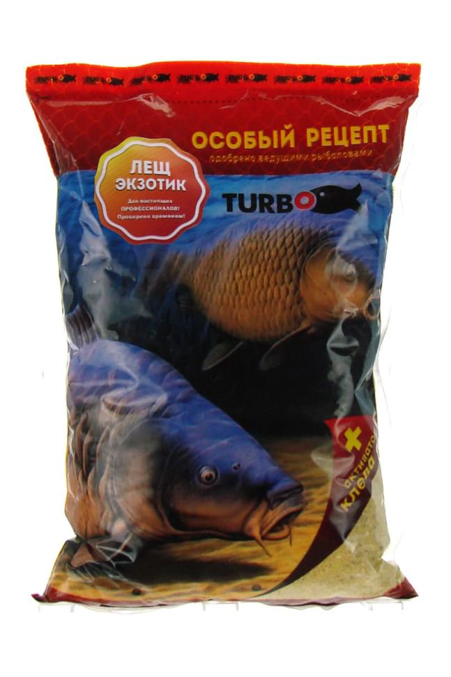Прикормка Turbo универсальная Лещ Экзотик 800 гр купить,NaN