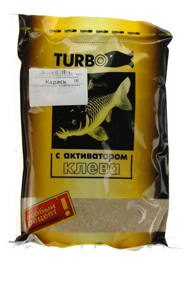 Прикормка Turbo универсальная Карась 800 гр купить,NaN