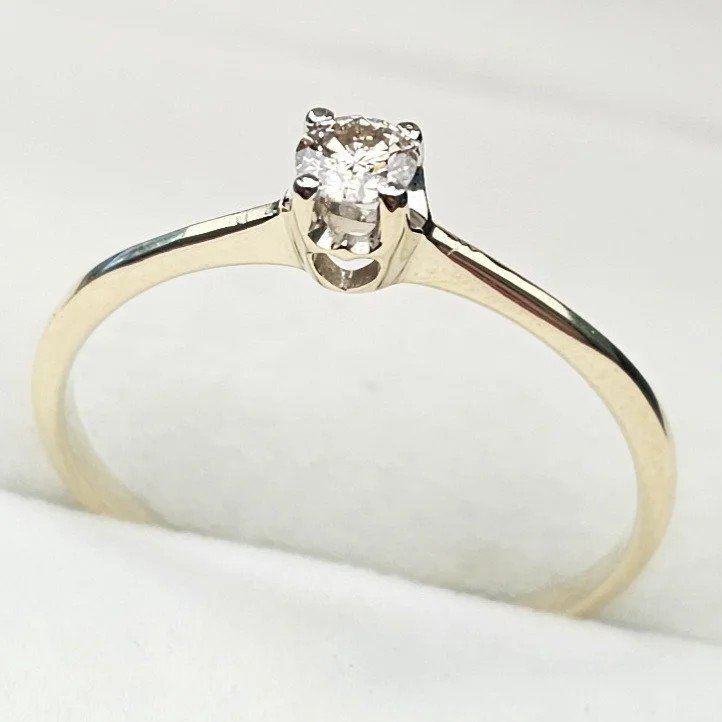 Кольцо Deimantas 107988364 15,5р 1,08гр 0,16ct. купить,NaN