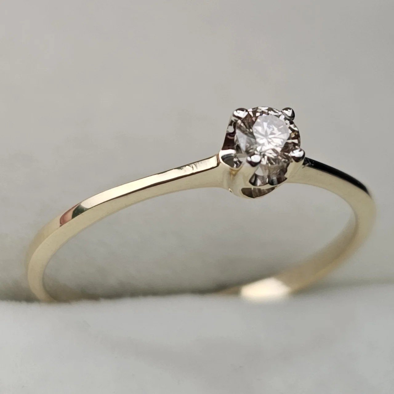 Кольцо Deimantas 107988361 16,5р 1,16гр 0,16ct. купить,NaN