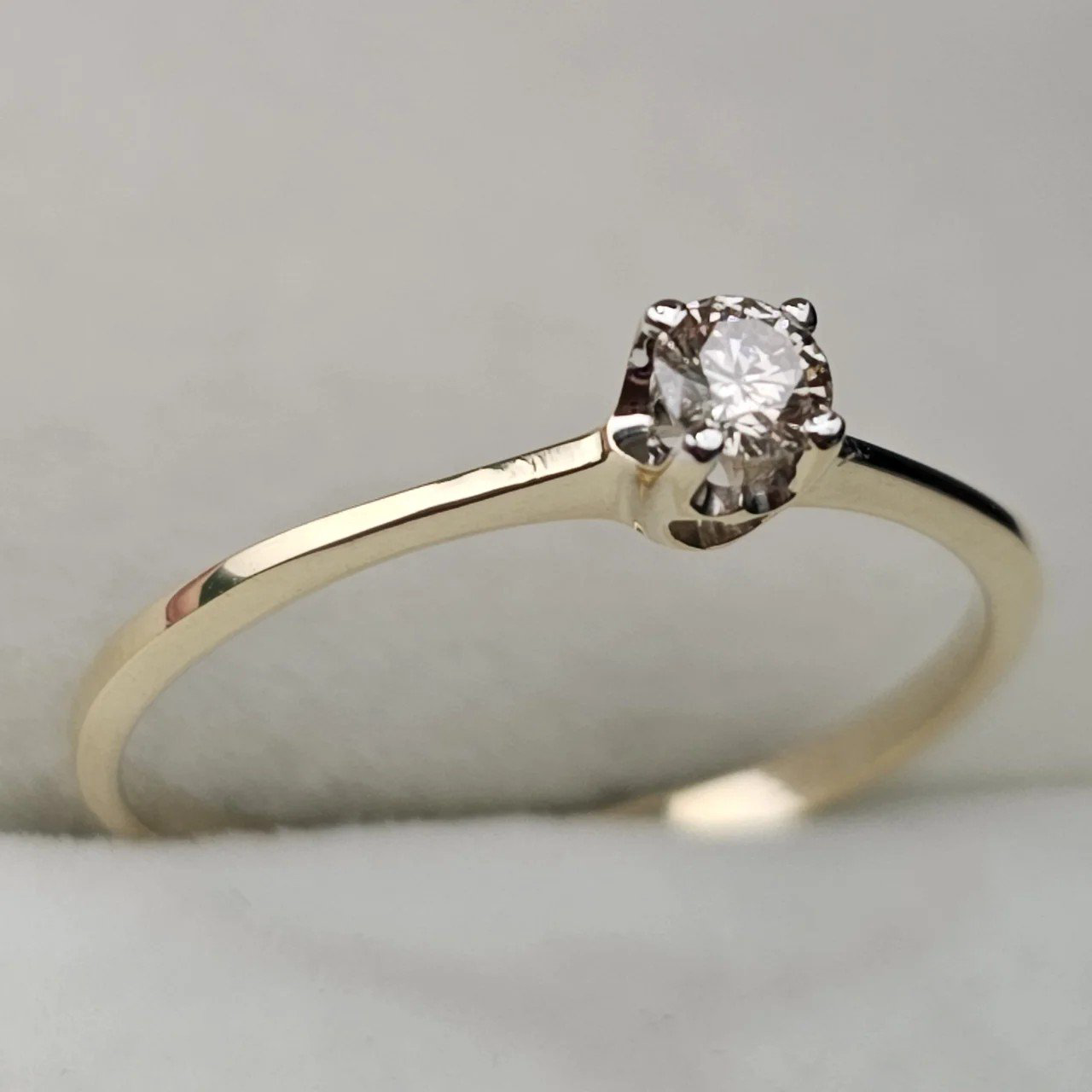 Кольцо Deimantas 107988361 16,5р 1,16гр 0,16ct. купить,NaN