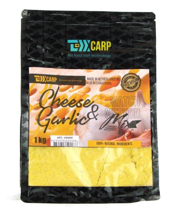 Прикормка TEXX Carp Method Mix Cheese & Garlic 1000 гр купить,NaN