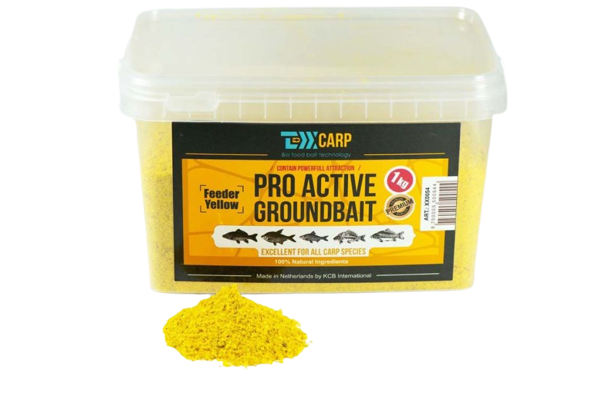 Прикормка TEXX Carp Pro Active Groundbait Feeder Yellow 1000 гр купить,NaN