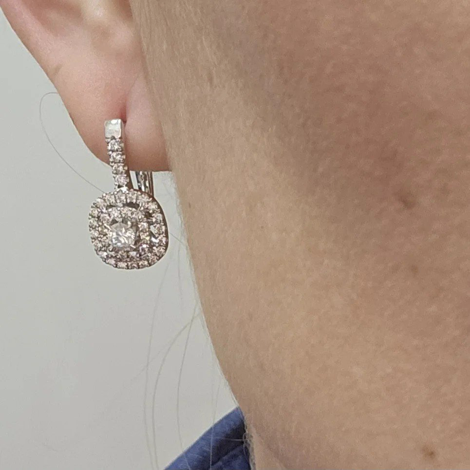 Серьги Deimantas 107995339 1,07гр 1,07ct. купить,NaN