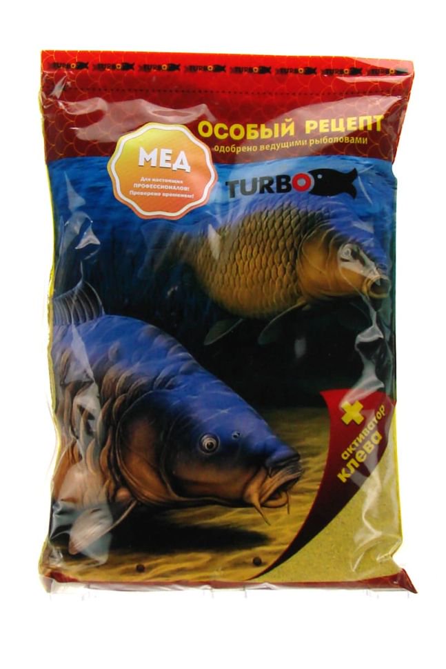 Прикормка Turbo универсальная Мёд 800 гр купить,NaN