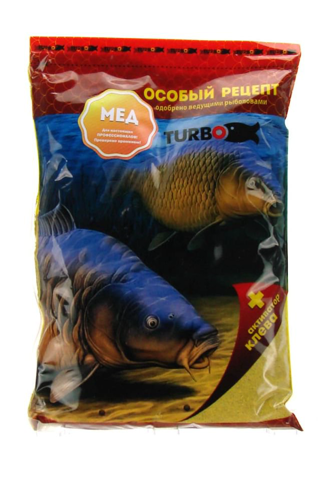 Прикормка Turbo универсальная Мёд 800 гр купить,NaN
