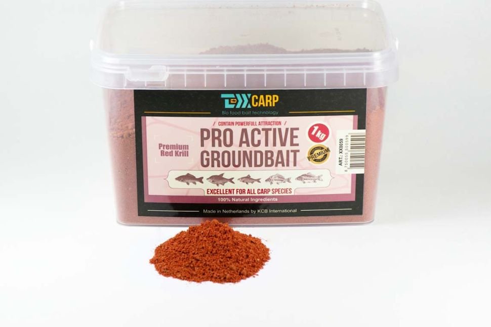 Прикормка TEXX Carp Pro Active Groundbait Premium Red Krill 1000 гр купить,NaN